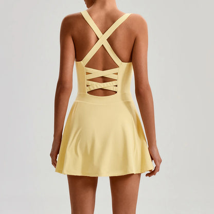 Fitness Tennis Skirt Set