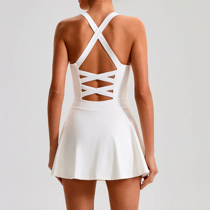 Fitness Tennis Skirt Set